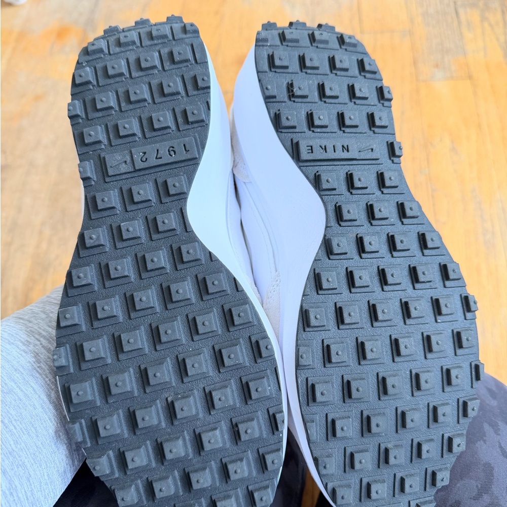 Nike White and Tan Athletic Shoes - Picture 2 of 5